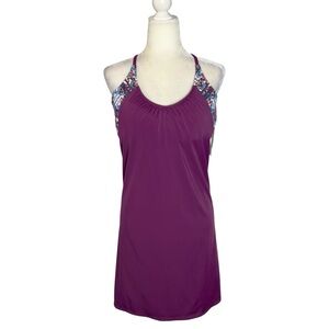 NWT Athleta Geo Blousy Tankini Swim Dress Cup Size 40D/DD Size 1X